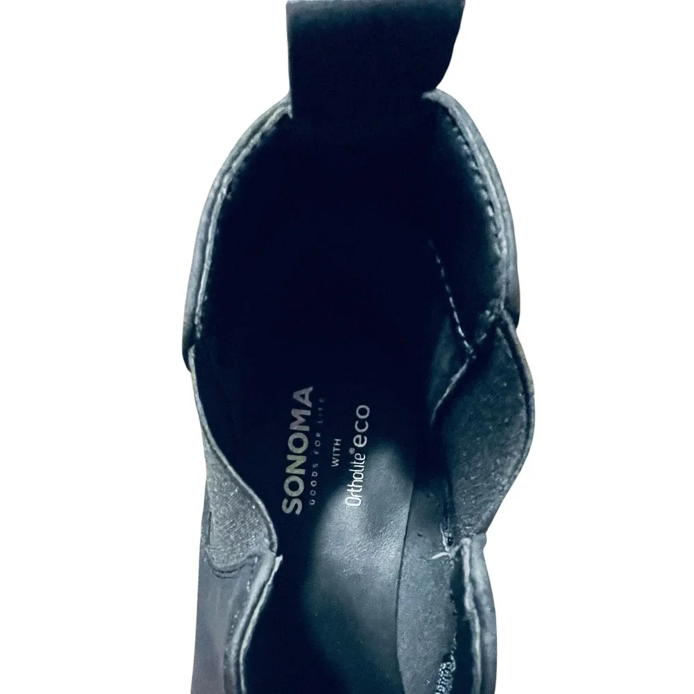 Mens Black‎ Faux Suede Chelsea Boots Elastic Gore Pull On Ankle Boots